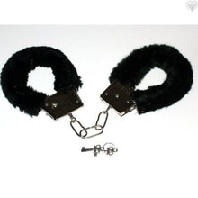 Novelty Fluffy Handcuffs Black