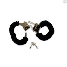 Novelty Fluffy Handcuffs Black