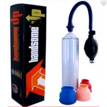 Handsome Up Penis Pump with Three Sleeves