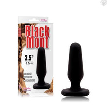 Black Mont Small Silicone Butt Plug