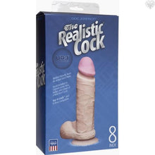 Doc Johnson Realistic UR3 8" Vac-U-Lock Cock Without Balls