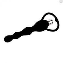 Black Mont Tail Power Vibrating Anal Beads