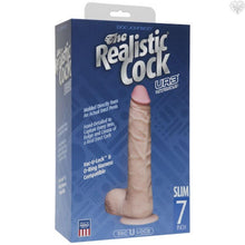 Doc Johnson Realistic UR3 7" Slim Vac-U-Lock Cock