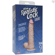Doc Johnson The Realistic Cock UR3 Vac-U-Lock 9 Slim - Flesh