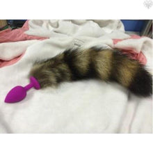 Fox Tail Butt Plug Fuscia