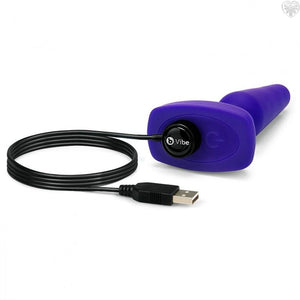 B-vibe Trio Anal Plug - Purple
