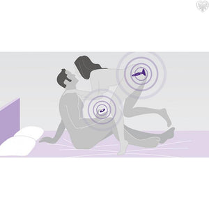 B-vibe Trio Anal Plug - Purple