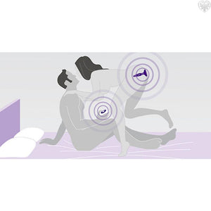 B-vibe Trio Anal Plug - Purple