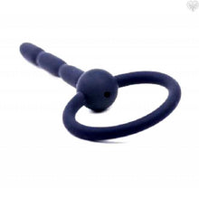 4in Black Silicone Cum-Thru Penis Plug
