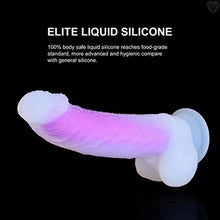 Frosted Suction Cup Dong - Purple