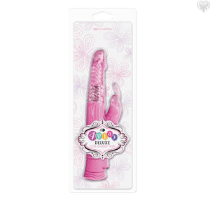 4Play Deluxe Slim Rabbit Vibrator-Pink