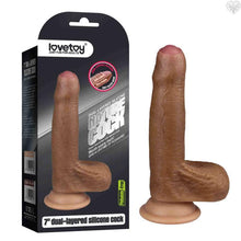 7in Dual-layered Uncircumcised Cock