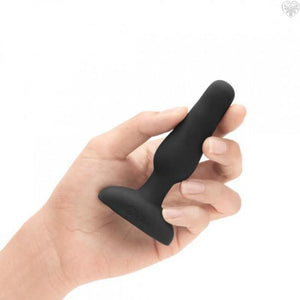 B-vibe Novice Remote Vibrating Plug Black