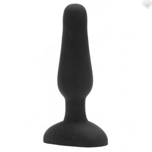 B-vibe Novice Remote Vibrating Plug Black