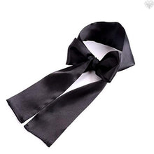 Black Silky Blind-Fold Scarf