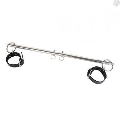 Adjustable Bondage Spreader Bar Shackle with Rings