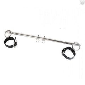 Adjustable Bondage Spreader Bar Shackle with Rings
