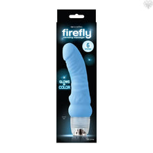 Firefly 6" Glow-in-the-dark Vibrator - Blue