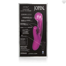 Opal Glass Rabbit Vibrator by Jopen