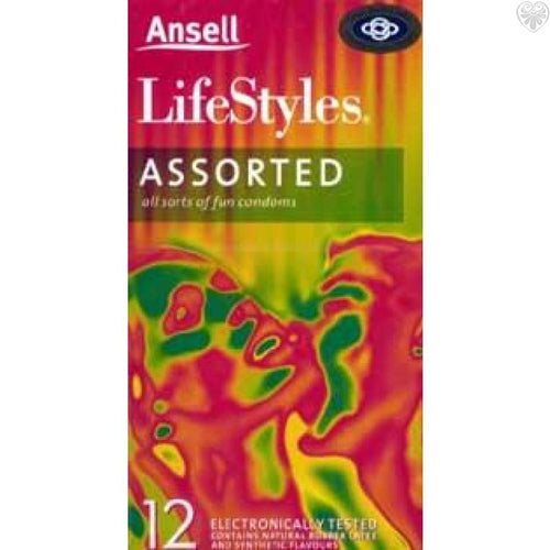 Ansell Lifestyles Assorted Condoms 12's