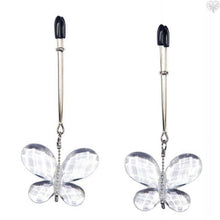 Butterfly Diamond Drop Nipple Clamp by Bad Kitty