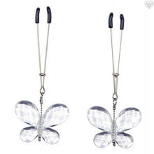 Butterfly Diamond Drop Nipple Clamp by Bad Kitty