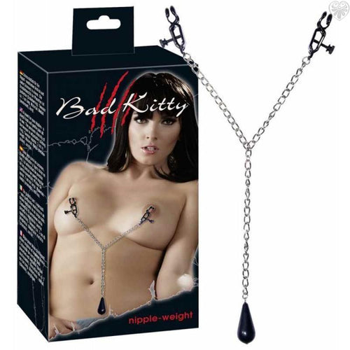 Bad Kitty Nipple Clamp - Weighted Drop
