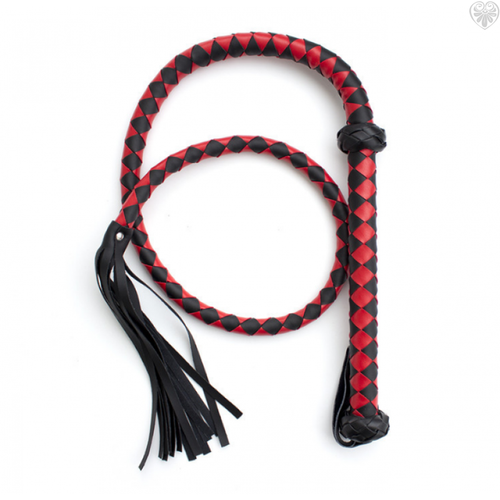 150cm Black and Red Whip