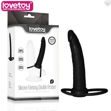 Double Penetration Fantasy Silicone Dong Strap On
