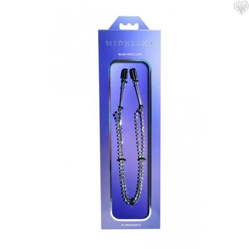 Bling Nipple Clips by Midnight Sportsheets